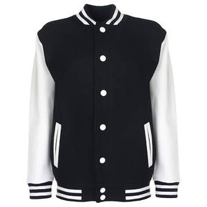 Chaqueta Varsity personalizada para hombre, barata, cálida, cuerpo de lana, Mangas de cuero con cuello con capucha, bordado, decoración, talla XL, ropa larga - Product Image 6