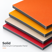 Panneau composite en aluminium massif de qualité architecturale 5 mm, revêtement PVDF argenté, écologique et recyclable pour le revêtement mural des hôpitaux