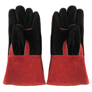 Meilleure fabrication gants de soudage en cuir de vachette à doigts entiers poignées confortables et résistantes protection respirante antidérapante - Product Image 4