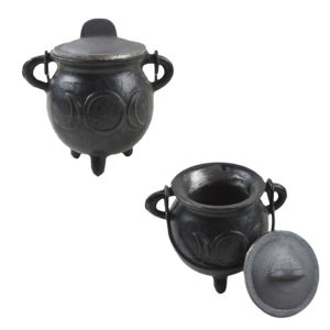 Quemador de caldero de hierro fundido redondo de diseño Simple, acabado negro, decoración aromática ecológica para el hogar, soporte de incienso perfecto - Product Image 5