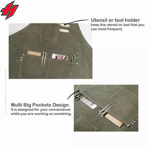 ผ้ากันเปื้อนกันนํ้า,สำหรับทำความสะอาดร้านกาแฟมีความทนทานโลโก้พิมพ์ลาย - Product Image 6