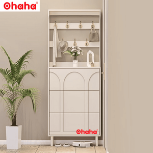 ตู้รองเท้าอัจฉริยะระดับไฮเอนด์บางเฉียบพร้อมชั้นแขวนที่สะดวก - Product Image 1