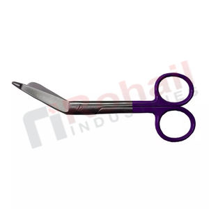 Tijeras de vendaje Médico Quirúrgico profesional, tijeras de primeros auxilios médicas pesadas romas y afiladas curvas en diferentes colores - Product Image 5