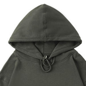 เสื้อฮู้ดและสเวตเตอร์ผู้ชายสำหรับฤดูหนาวเสื้อมีฮู้ดผ้าฟลีซผสมคอตตอนแบบสวมหัวมีกระเป๋าด้านหน้า - Product Image 4