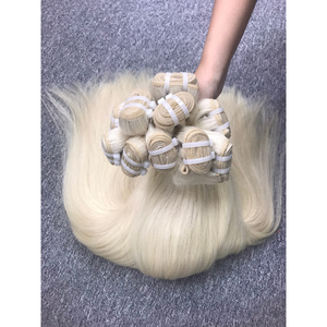 ผมมนุษย์สำหรับผู้หญิงสีดำมัดผมมนุษย์ผมตรงกระดูกสีสดจากเวียดนาม - Product Image 4