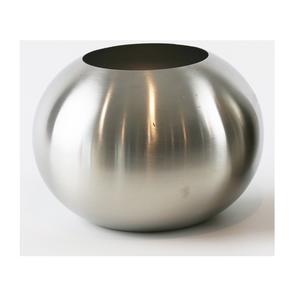 Maceta de Interior para decoración del hogar, maceta de acero inoxidable, flor plateada, florero de Metal, decoración, jarrón moderno para mesa - Product Image 1