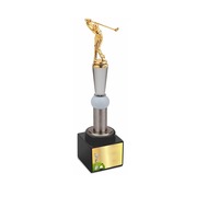 Trophée de golf classique en métal pour homme, 12,5 pouces, gravure personnalisée écologique pour célébrer des réalisations de golf remarquables – Offre Spéciale