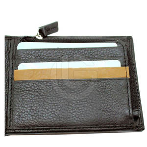 Portefeuille en cuir pour homme léger et imperméable avec fermeture à glissière et fonction antivol courte - Product Image 6