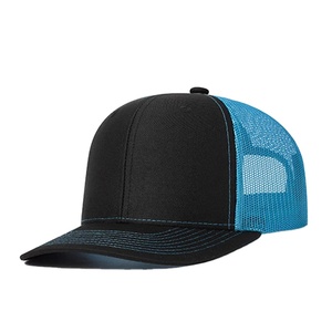 Logo personnalisé de haute qualité maille bleue respirant sport snapback chapeau adulte escalade course casquette de camionneur - Product Image 1