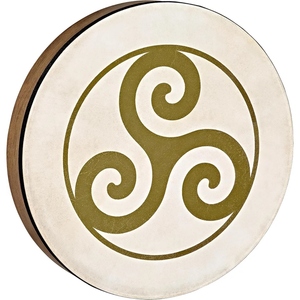 Tambor de Mano Tribal Espiritual de Madera, Instrumento de Percusión Hecho a Mano para Ceremonia - Product Image 6