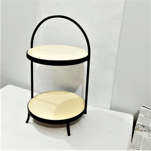 Hot Selling New Arrival VISHAL HANDICRAFT Classic Metal <b>Marble</b> <b>Cake</b> <b>Stand</b> Unique Handmade Decorative Party Tabletop Display - Product Image 2