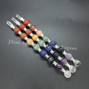 Venta al por mayor Seven Chakra Ball Stick 7 Chakra Crystal Healing Wand Meditación Piedra espiritual Tema Regalo Propósito Comprar Jilaniagate - Product Image 4