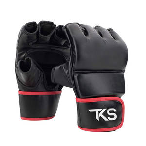 Fabricante de calidad superior Guantes Mma de cuero profesional de la mejor calidad Guantes de agarre hechos a medida - Product Image 4