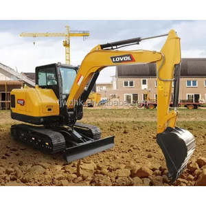 Excavatrice sur chenilles hydraulique Lovol Fr560f Ph pour travaux de construction industrielle - Product Image 2