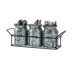 Support à couverts en métal galvanisé, nouveau design de bac, support à couverts en métal pour couverts et couverts de table, prix de gros bon marché - Product Image 5