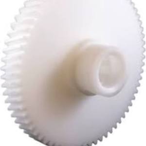 Engrenages droits en nylon POM ABS moulés par injection industrielle ATMANIRBHAR, ensemble d'engrenages en plastique durable et haute résistance - Product Image 1