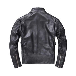 Veste en cuir personnalisée de haute qualité pour hommes Design de mode pour l'hiver directement du Pakistan - Product Image 5