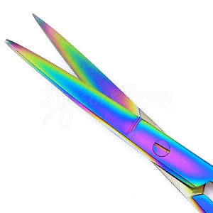 Tijeras quirúrgicas duraderas de acero inoxidable con agarre ergonómico para uso médico y de laboratorio cómodo - Product Image 4