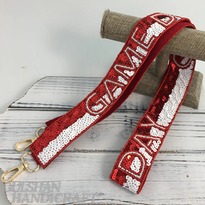 Sangle de sac à main perlée et pailletée Sangle de remplacement pour sac à main élégant avec perles scintillantes et paillettes pour les occasions quotidiennes et spéciales - Product Image 3