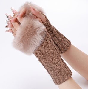 Ecowalson Mujeres Guantes sin dedos Acrílico suave/Algodón Ecológico Invierno Calor Ciclismo Uso diario Manopla Estilo Punk Gótico - Product Image 6