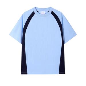 OEM knitted Women's 100% Organic Cotton T-<b>Shirts</b> Hip hop streetwear style Breathable Heavyweight Oversized Drop Shoulder - Product Image 4