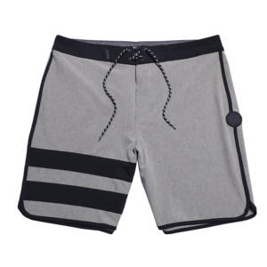 Short de bain en polyester pour hommes à bas prix, short de couleur unie avec logo brodé personnalisé, vêtements de plage pour hommes - Product Image 6