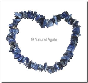 Bracelet extensible en éclats irréguliers de turquoise naturelle de haute qualité - Product Image 4