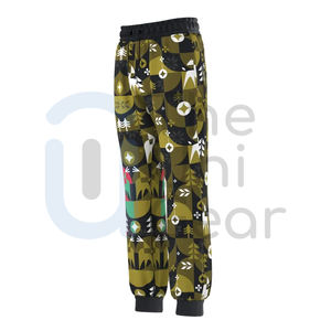 กางเกงลำลองผ้าฝ้าย100% สำหรับผู้ชายน้ำหนักเบาพิมพ์ลายเป็นมิตรต่อสิ่งแวดล้อม - Product Image 5