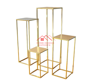 Design de luxe Vente à Chaud Arches en Métal Doré Support de Toile de Fond pour Arche Florale de Mariage pour la Décoration de Fête - Product Image 3