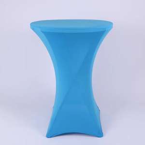 Nouvelle collection d'ensemble de salle à manger blanc simple couverture de table nappe de mariage extensible - Product Image 6