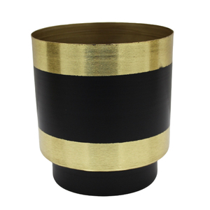 Décor de jardin adorable galvanisé rond jardinière clé arrière couleur or Pot de Design moderne pour décor de salon fait à la main personnalisé - Product Image 5