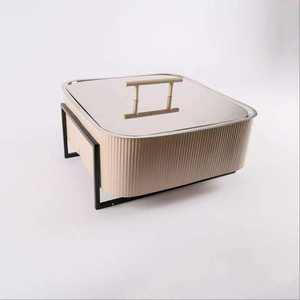 Vajilla redonda de diseño clásico para servir olla caliente, accesorios de cocina, cazuela de metal de calidad superior en diseño de nácar - Product Image 6