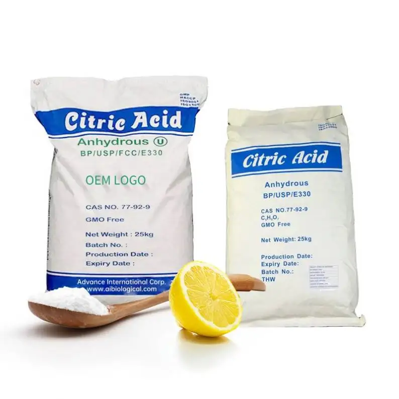 2024 food grade lemon star buy anhidro food acid citric with packaging