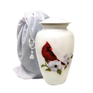 Urne de crémation en aluminium pour équitation Premium Shining Finished Lovely Sun Set Paint Picture Adult Urns For Human Ashes - Product Image 4