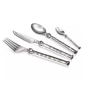 Nuevo juego de queso de Metal para queso Nuevo juego de cubiertos de Metal Nuevo estilo Cubiertos Juego de queso con mango dorado Utensilios para servir - Product Image 5