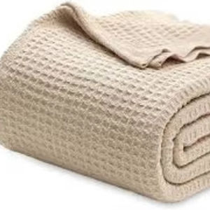 Couvertures de tissage gaufré de haute qualité en 100% coton disponibles en tailles Throw Twin Queen King aux prix de gros par hi - Product Image 1