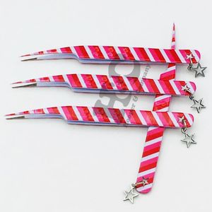 Nuevas pinzas ligeras para pestañas de acero inoxidable Diseño sostenible recubierto de papel para pestañas de visón - Product Image 4