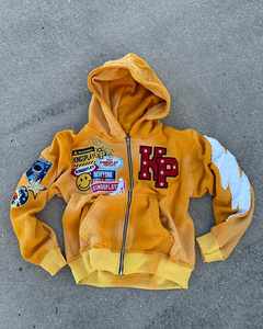 Ensemble de vêtements d'extérieur personnalisés 100% coton, polaire 500 GSM, tricoté, poids lourd, respirant, broderie, patch imprimé, lavage délavé au soleil, homme - Product Image 6