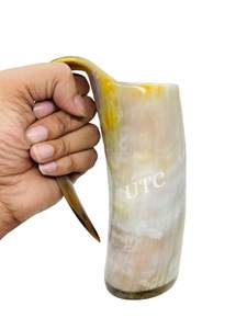 Taza de cuerno para beber vikingo natural, taza de cuerno de calidad para servir café, taza de cuerno, vino - Product Image 4
