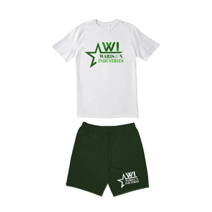 Wholesale Men's Summer Two-Piece Set Best Quality Fully <b>Screen</b> Printed Anti-Shrink Breathable and Sustainable Custom Design - Product Image 5