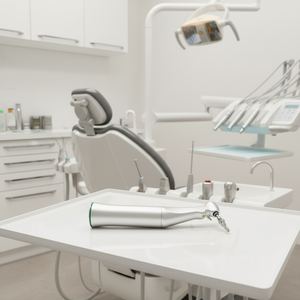 Pièce à main de réduction dentaire à bouton-poussoir 4:1 16:1 20:1 64:1, contre-angle à changement rapide pour implantologie, couronnes et travaux de laboratoire - Product Image 4