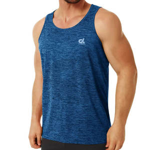 Camiseta sin Mangas Casual para Hombre, Diseño con Logotipo Personalizado, Transpirable, de Secado Rápido, de Algodón/Poliéster, para Gimnasio, Entrenamiento, Verano y Running - Product Image 1