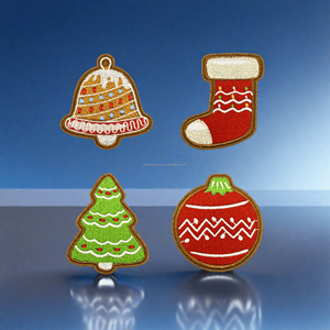 Christmas Icons Iron-On Patch for Clothing and Accessories - Product Image 1