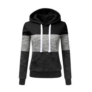 New Women's Pullover Hoodies with Appliques Customized Color & Logo Eco-Friendly Breathable 100% Cotton <b>Long</b> <b>Sleeve</b> Casual Wear - Product Image 3