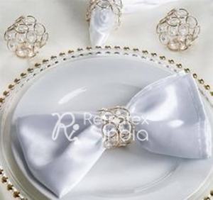 Anillo de servilleta de diamantes de imitación para decoración de mesa, de refractex India, hecho en la India, calidad y precio bajo - Product Image 1