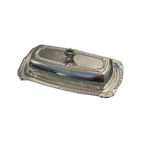 Servidor de platos de mantequilla de Metal moderno pulido brillante, bandeja de queso de alta calidad para mesa de cocina, platos y platos elegantes para servir - Product Image 3