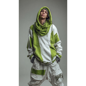 Sweat à capuche oversize pour homme, streetwear, coupe ample, polaire 500 GSM, sweat à capuche ample pour homme, épaules tombantes, sweat à capuche pour homme - Product Image 6