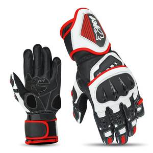 Guantes de moto de cuero de piel de cabra Unisex Pyrotect transpirables para deportes de invierno y equitación informal-CHRIS RACEWEAR - Product Image 3
