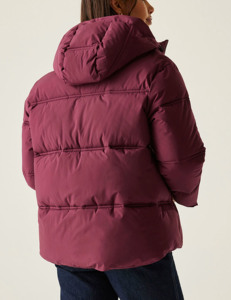 Vente en gros Logo personnalisé Veste matelassée chauffante brillante à capuche unisexe en polyester pour femmes Veste bulle grande taille pour femmes pour hommes pour femmes - Product Image 2