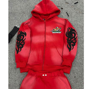 Conjunto Deportivo Personalizado 2025, Conjunto de Pantalones Deportivos de Alta Calidad con Logotipo, Pantalones Deportivos Anchos para Hombre, 100% Algodón, Estampado Personalizado - Product Image 1